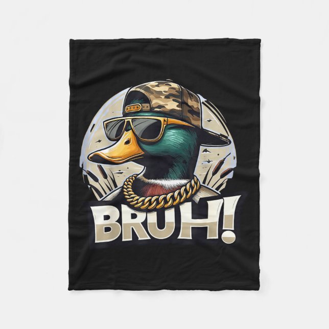 Manta Polar Bruh Mallard Duck Funny Duck Hunting Humor  (Anverso)