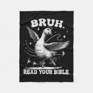 Manta Polar Bruh Meme lee tu Biblia Dios Gracioso Ch