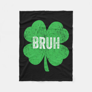 Manta Polar Bruh Meme Shamrock Funny St Patricks Day Adolescen