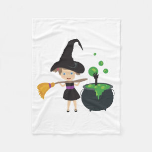 Manta Polar Bruja de Halloween