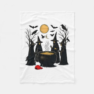 Manta Polar Bruja Espeluznante Halloween Anti Trump Feminista