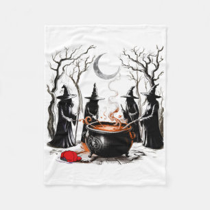 Manta Polar Bruja Espeluznante Halloween Anti-trump Feminista