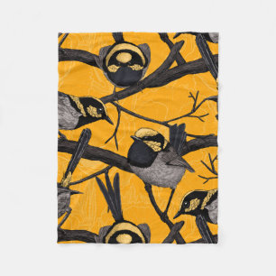 Manta Polar Brujas de hadas en amarillo