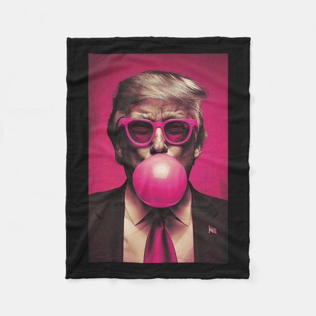 Manta Polar Bubblegum rosada (Anverso)