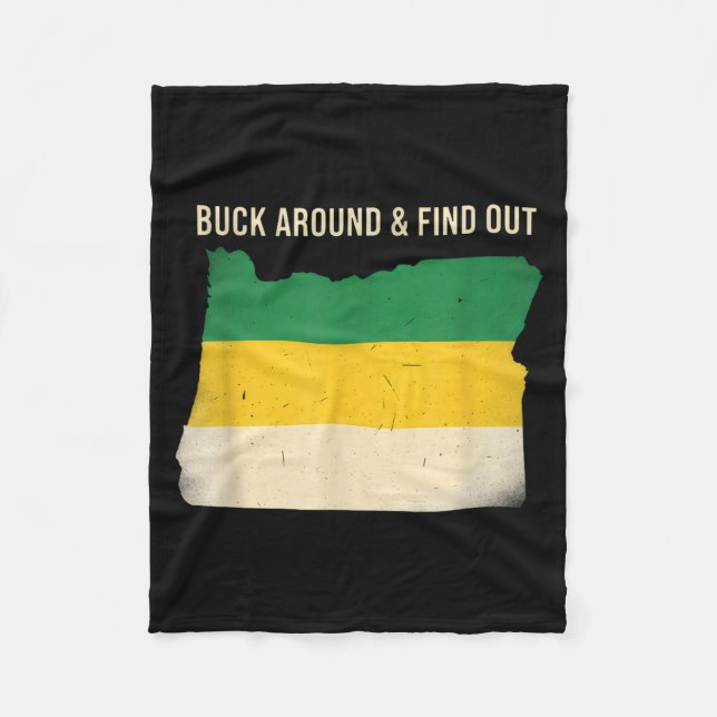 Manta Polar Buck Around Oregon Map Funny Wildlife Adventure Vi (Anverso)