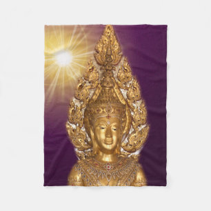 Manta Polar buddha dorada