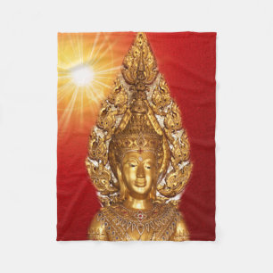Manta Polar buddha dorada