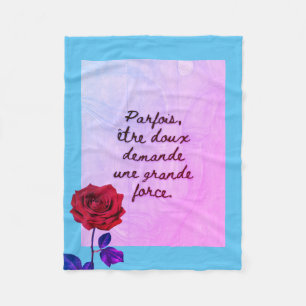 Manta Polar BuddhaToday #1 Buda acogedor Bleu bébé Miami Rose