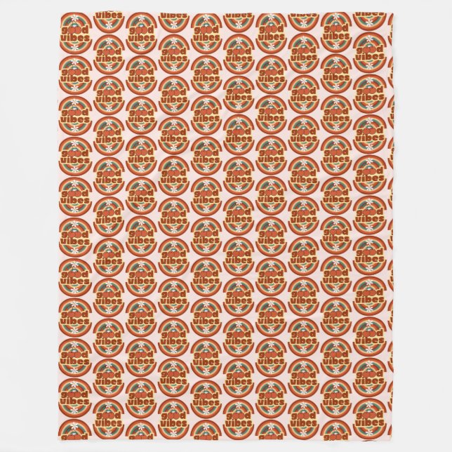 Manta Polar Buenas Vibraciones (Anverso)