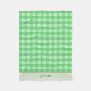 Manta Polar Búfalo verde Personalizado unisex bebé