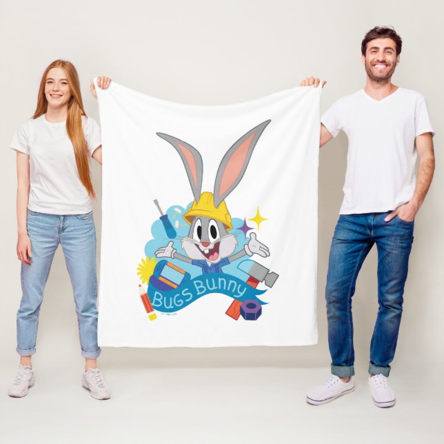 Manta Polar BUGS BUNNY BUILDERS™| BUGS BUNNY™ Caracteres Art (In situ)