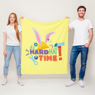 Manta Polar BUGS BUNNY BUILDERS™ Es tiempo de Gorra duro