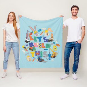 Manta Polar BUGS BUNNY BUILDERS™  "Vamos a construir esto" Col