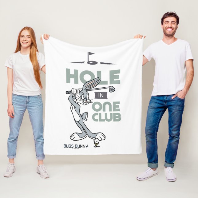 Manta Polar BuGS BUNNY™ Golfing - Agujero en un solo club (In situ)