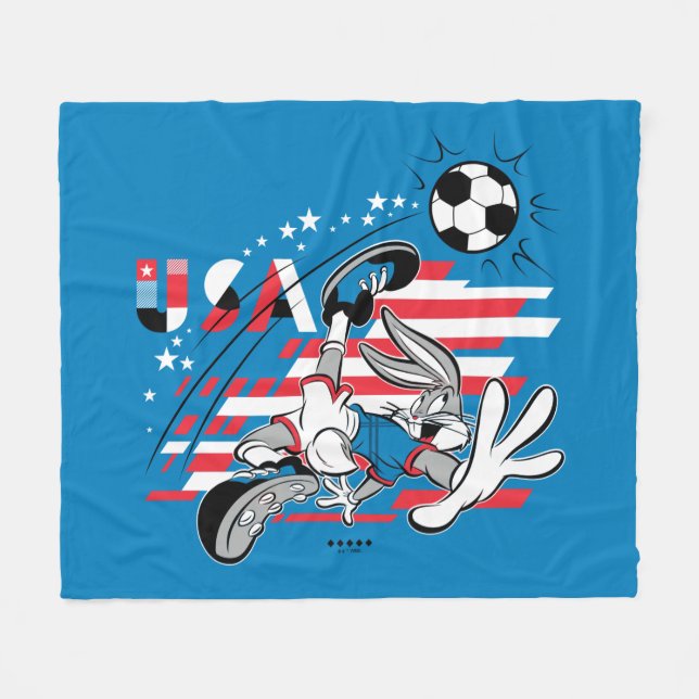 Manta Polar BUGS BUNNY™ Team USA Soccer Graphic (Frente (Horizontal))