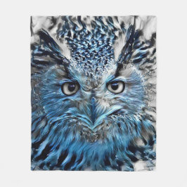 Manta Polar Búho Esté Cálido En Esto