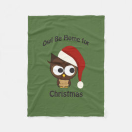 Manta Polar ¡Búho será el hogar de los Navidades!