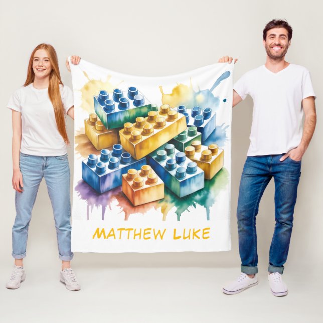 Manta Polar Building Block Splash Boy Birthday Party Gift (In situ)