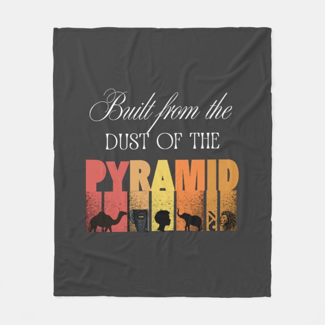 Manta Polar Built From Dust of The Pyramid | Fleece Blanket (Anverso)