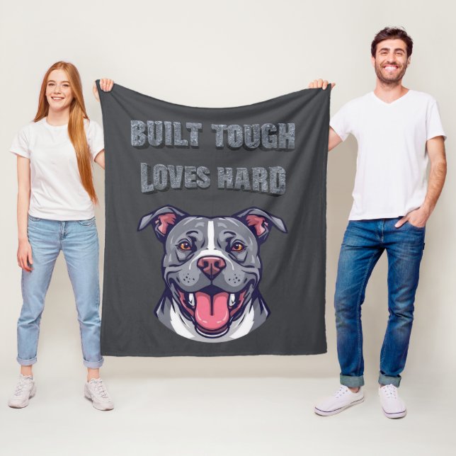 Manta Polar Built Tough Pit Bull - Bully Dog Lover Graphic Art (In situ)