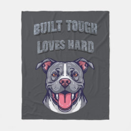 Manta Polar Built Tough Pit Bull - Bully Dog Lover Graphic Art
