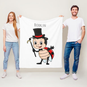 Manta Polar Buitre con sombrero de punta y personalizado de co