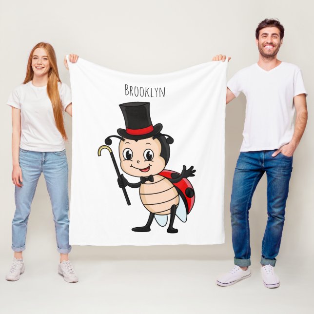Manta Polar Buitre con sombrero de punta y personalizado de co (In situ)