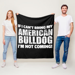 Manta Polar Bulldog americano Bulldog inglés Lover Gift