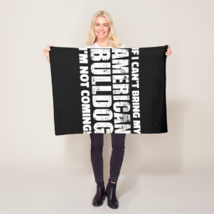 Manta Polar Bulldog americano Bulldog inglés Lover Gift