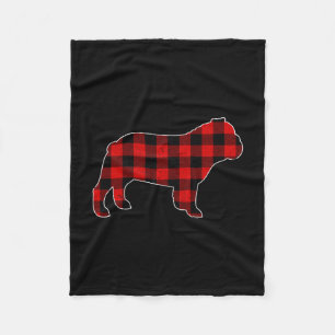 Manta Polar Bulldog de relleno de búfalo