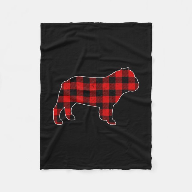 Manta Polar Bulldog de relleno de búfalo (Anverso)