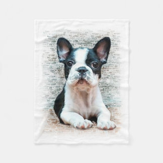 Manta Polar Bulldog francés