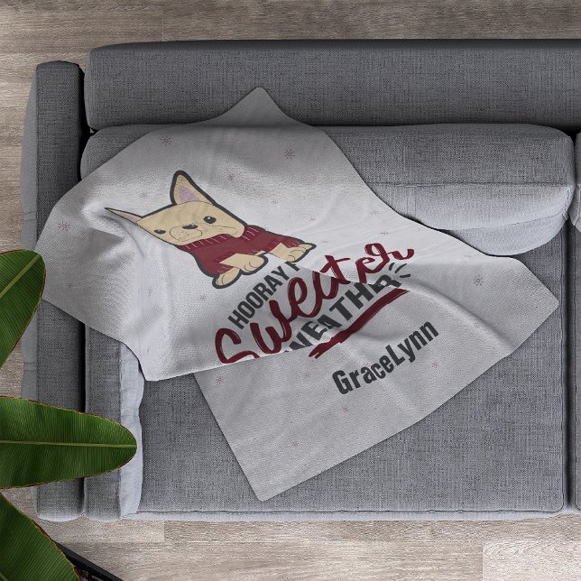 Manta Polar Bulldog francés de Sweater Weather (Subido por el creador)