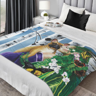 Manta Polar Bulldog francés Dryad Fantasy