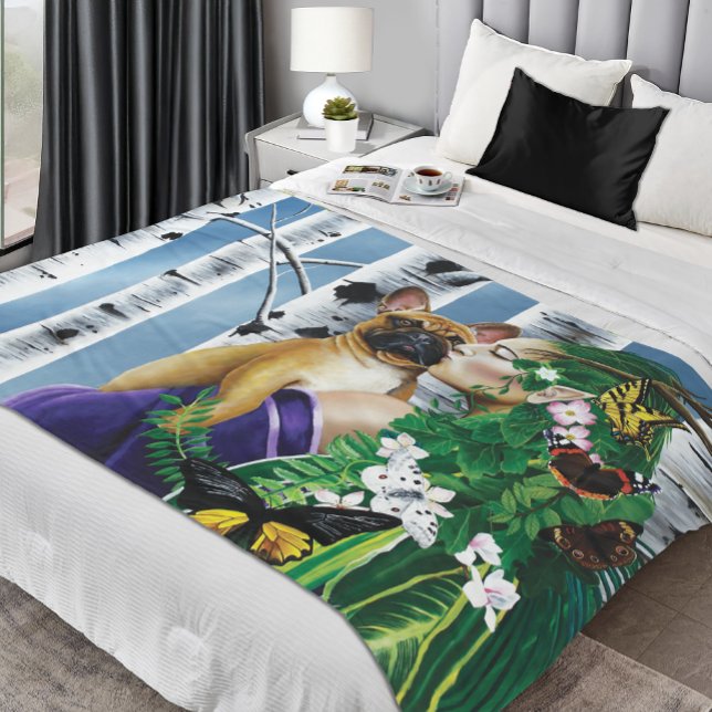 Manta Polar Bulldog francés Dryad Fantasy (Subido por el creador)