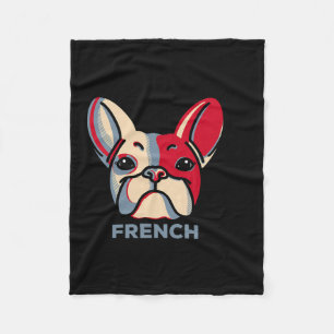 Manta Polar Bulldog francés Perro Diversión 1