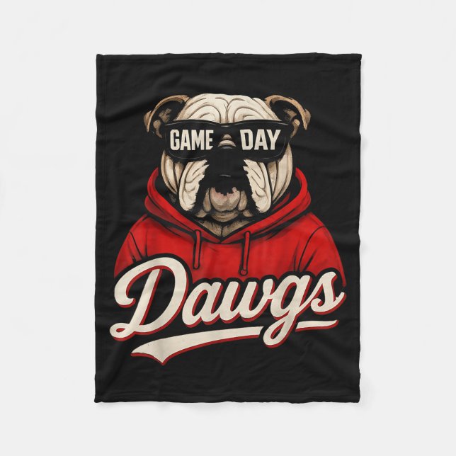 Manta Polar Bulldog Graphic Dawgs Men Women Kid Boy Girl  (Anverso)