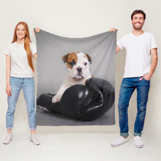 Manta Polar Bulldog lindo Boxer Bulldog inglés Lover Gift