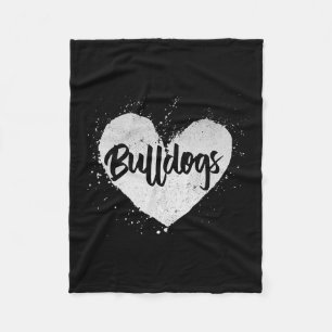 Manta Polar Bulldoges - Perro cardíaco amante criador animal c