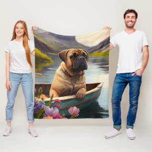Manta Polar Bullmastiff en una Paleta: Una Aventura Escénica