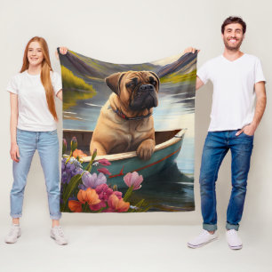 Manta Polar Bullmastiff en una Paleta: Una Aventura Escénica
