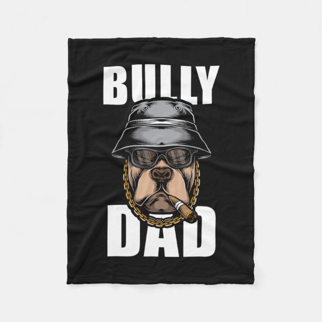 Manta Polar Bully Dad Bulldog Pitbull (Anverso)