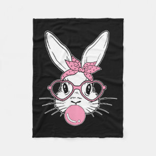 Manta Polar Bunny Face Easter Day Bubblegum Bandana Gles Chica