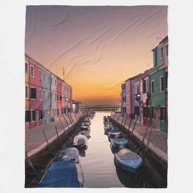 Manta Polar Burano Italia Al Sol Set Fleece Blanket (Anverso)