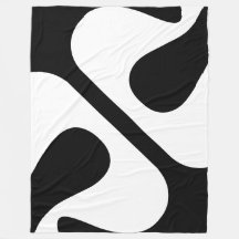 Burbujas torcidas audaces Black and White moderno