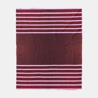 Manta Polar Burgundy Exotic Faux Snake Leather Linear Stripe