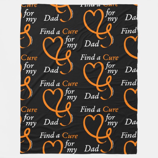 Manta Polar Buscar una cura/corazón/papá...RSD/CRPS (Anverso)