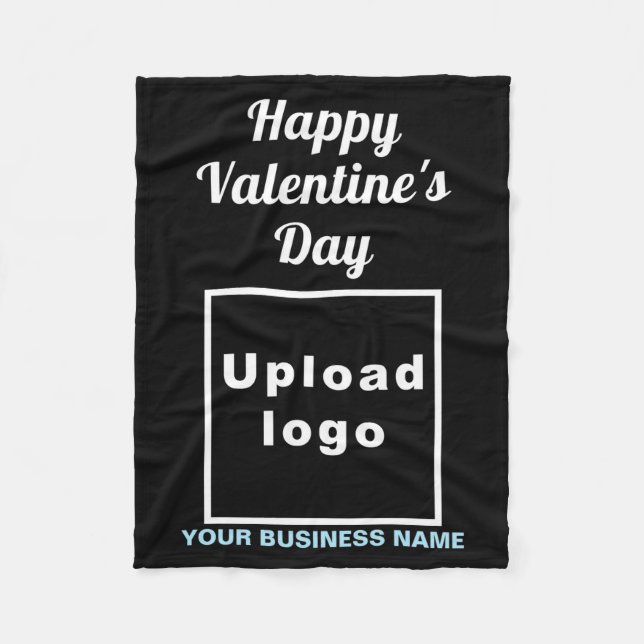 Manta Polar Business Valentine Greeting On Navy Blue  (Anverso)