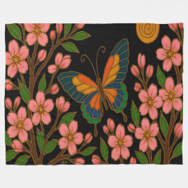 Manta Polar Butterfly Cherry Blossom Moon