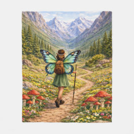 Manta Polar Butterfly Fairy Mountain Hiker | Fairycore Flower